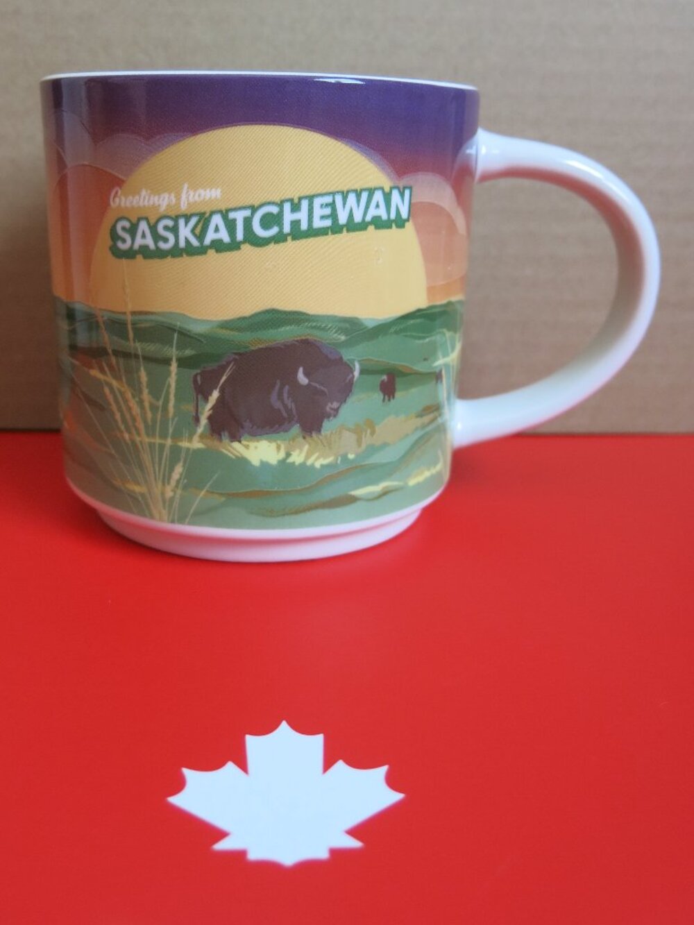 Tim Hortons Tims Canada Collection " Saskatchewan " 2026 Ceramic Coffee Tea Mug